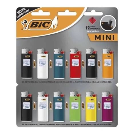 ISQUEIRO BIC MINI J5 12UN
