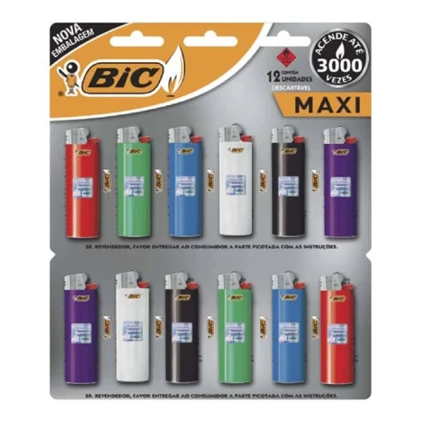 ISQUEIRO BIC GRANDE J6 12UN