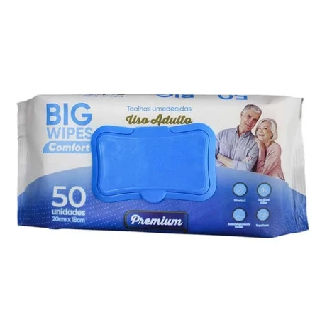 TOA.UMED.BIG WIPES COMFORT C/50 ADULTO