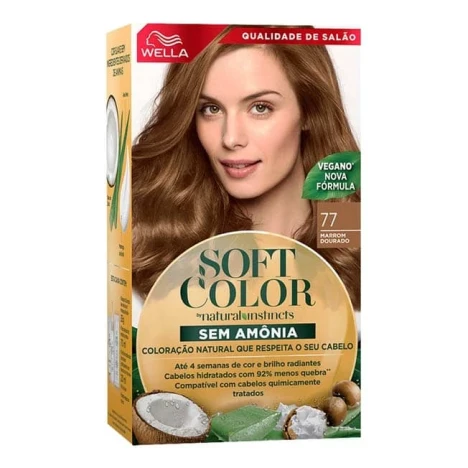 TINT.SOFT KIT MARROM DOURADO 77