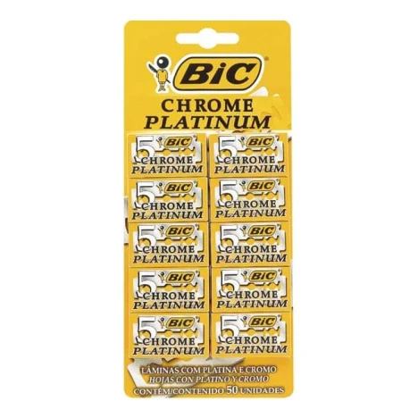LAMINA BIC CHROME PLATINUM C/50