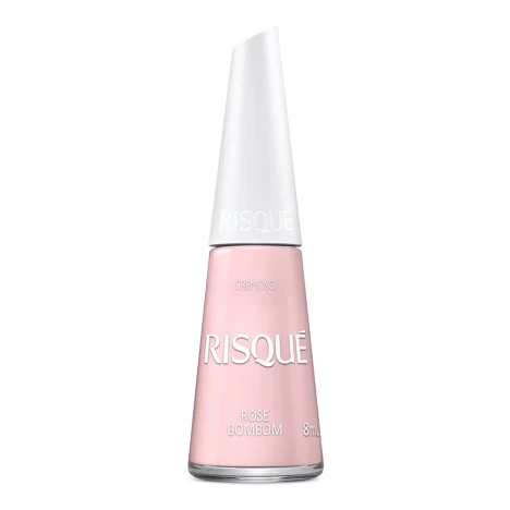 Esmalte Risque 8ml Crem. Rose Bombom C/6