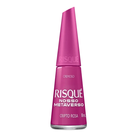 Esmalte Risque 8ml Crem. Cripto Rosa Cl Nv C/6