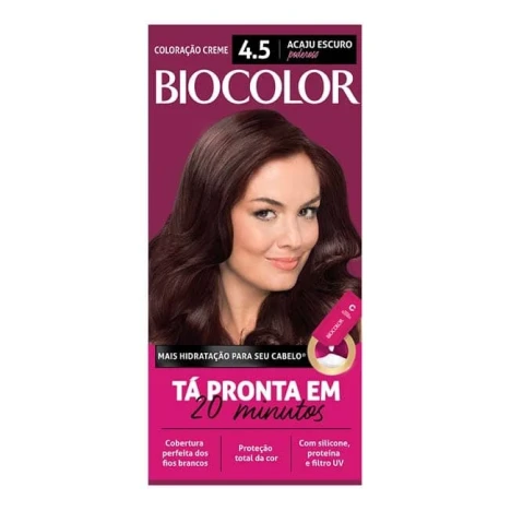 TINT.BIOCOLOR KIT 4.5 ACAJU ESCURO PODEROSO