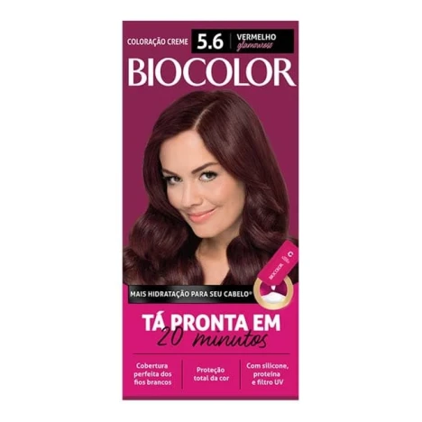 TINT.BIOCOLOR KIT 5.6 VERMELHO GLAMOUROSO