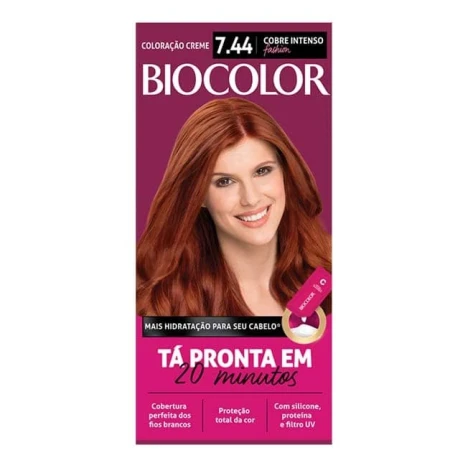 TINT.BIOCOLOR KIT 7.44 COBRE INTENSO FASHION