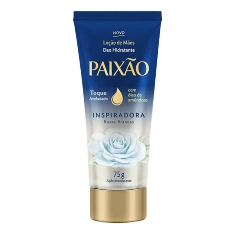 LOC.HID.PAIXAO 75G MAOS INSP.ROSAS BRANCAS