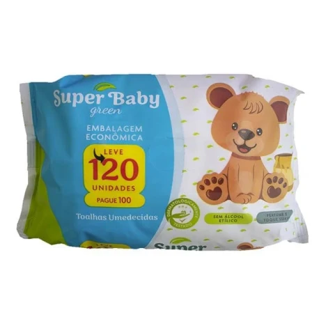 TOA.UMED SUPER BABY GREEN C/120 LV+ PG-