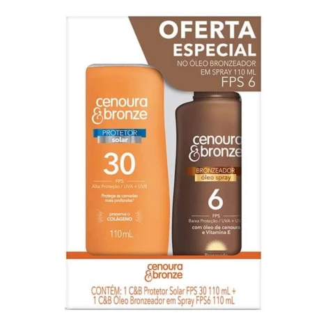PROMO C&B OLEO FPS6 110ML + P.SOLAR FPS30 110ML