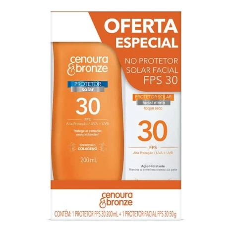 PROMO C&B P.SOLAR C&B FACIAL 50G FPS30 + PRT FPS30 200ML
