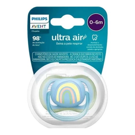 CHUP.AVENT ULT.AIR 0 A 6 MESES AZUL ARCO-IRIS