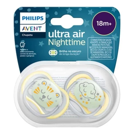 CHUP.AVENT ULT.AIR 18M + LEAO/NUVEM BRILHA NO ESCURO