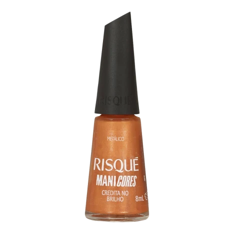 Esmalte Risque 8ml Manicores Met Credita No Brilho C/6*