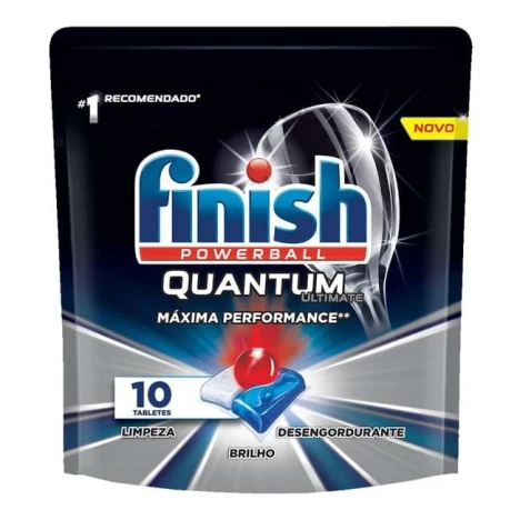 FINISH DETERG.LAVA LOUCAS EM TABLETES C/10 QUANTUM