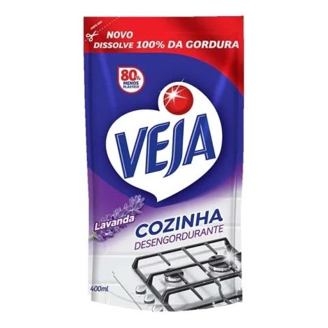 VEJA DESENGORDURANTE 400ML LAVANDA REFIL