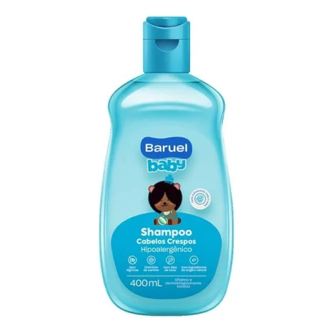 SH.BARUEL BABY 400ML CABELO CRESPO
