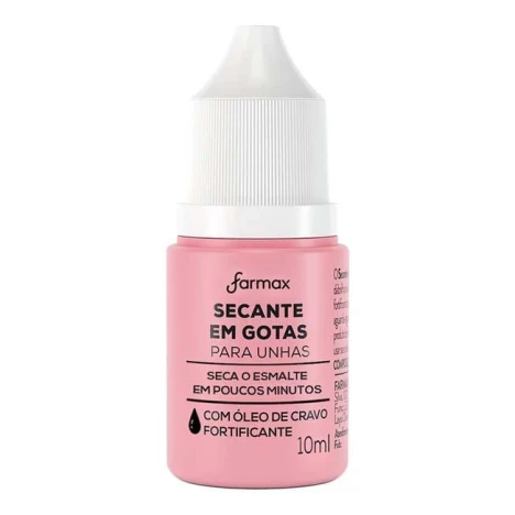 SECANTE EM GOTAS PARA UNHAS FARMAX 10ML