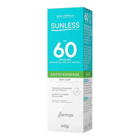 PROTETOR FACIAL FPS60 SEM COR SUNLESS 40G