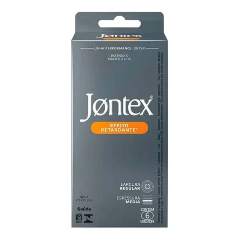PRES. JONTEX LUBR. EFEITO RETARDANTE C/6