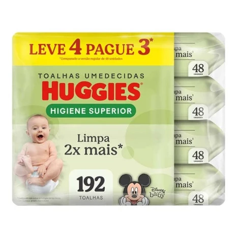 PROMO TOA.UMED.HUGGIES C/48 LV4 PG3