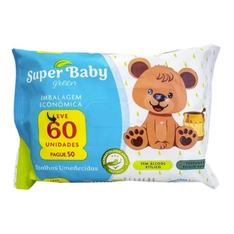 TOA.UMED SUPER BABY GREEN C/60 LV+ PG-