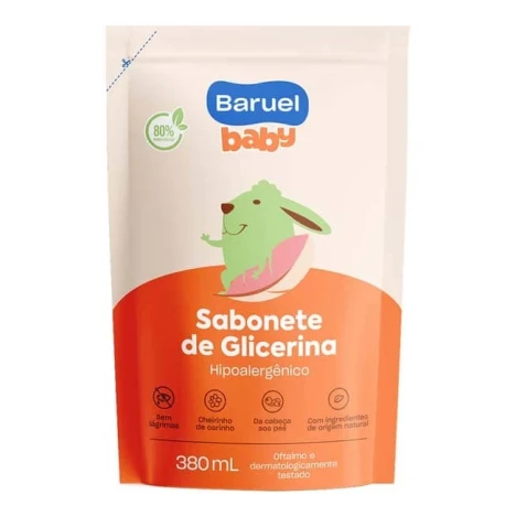 SAB.LIQ.BARUEL BABY 380ML GLICERINA REFIL