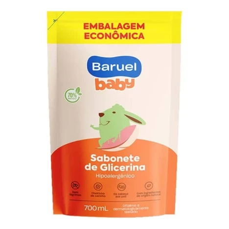 SAB.LIQ.BARUEL BABY 700ML GLICERINA REFIL