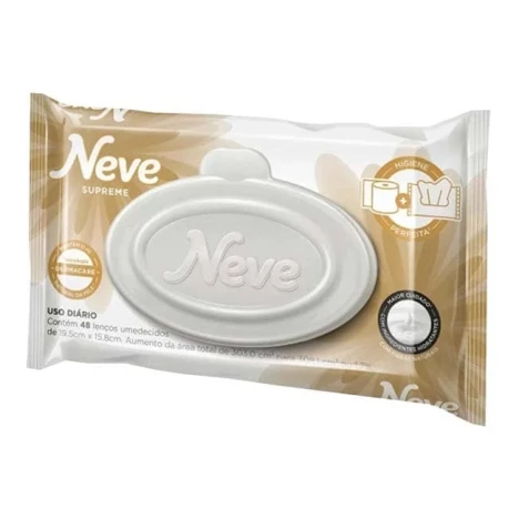 LENC.UMED.NEVE C/48 REFIL SUPREME NOVO