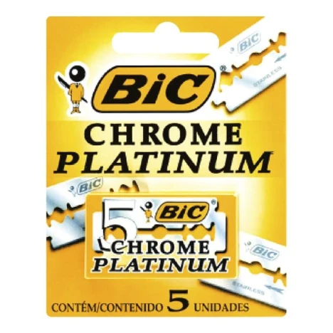 LAMINA BIC CHROME PLATINUM C/5