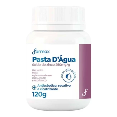 PASTA DAGUA C/GLICERINA FARMAX 120G
