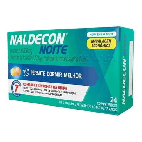 NALDECON NOITE 24 COMPR.EMB.ECON.