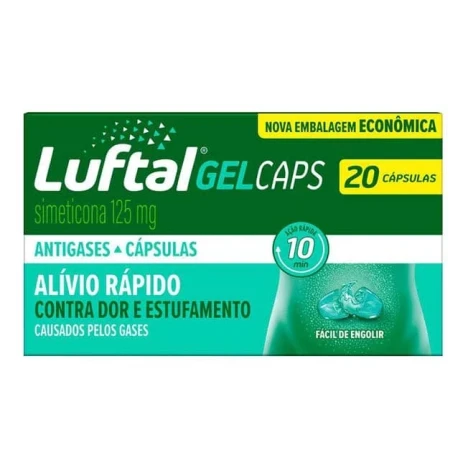 LUFTAL 125MG 20 CAPSULAS GELATINOSAS EMB.ECON.