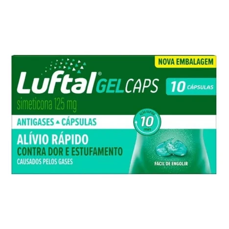 LUFTAL 125MG 10 CAPSULAS GELATINOSAS ALIVIO RAPIDO