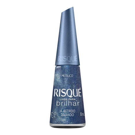 Esmalte Risque 8ml Livre P/ Brilhar Ja Acordo Divando C/6