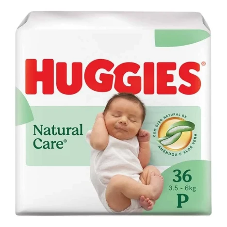 FR.HUGGIES NATURAL CARE MEGA P C/36