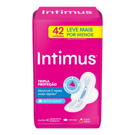 Absorvente Intimus Tripla Ac Nor Extra Seca C/a C/42