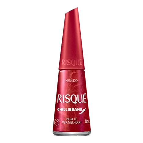 Esmalte Risque 8ml Chilli Beans Metal Pra Te Ver Melhor C/6